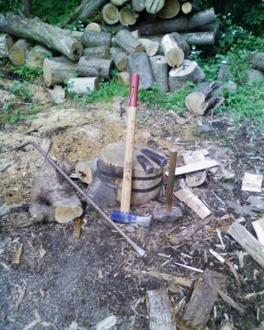 薪割りの道具